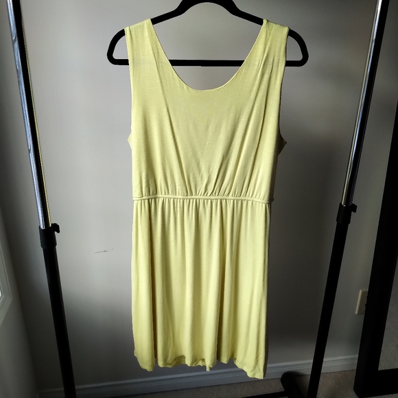 Ricki's Yellow Jersey Knit Dress  XL - Picture 9 of 10